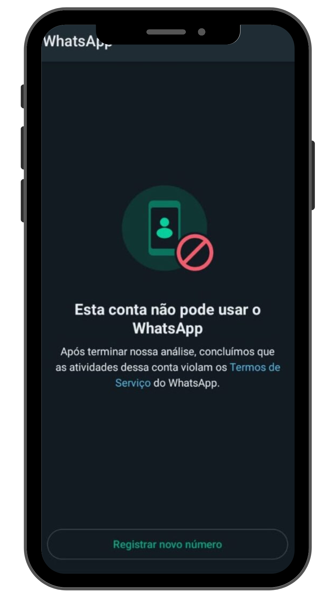 WhatsApp banido definitivamente
